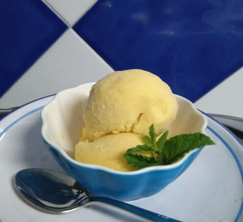 HELADO DE MANGO 1 MINUTO