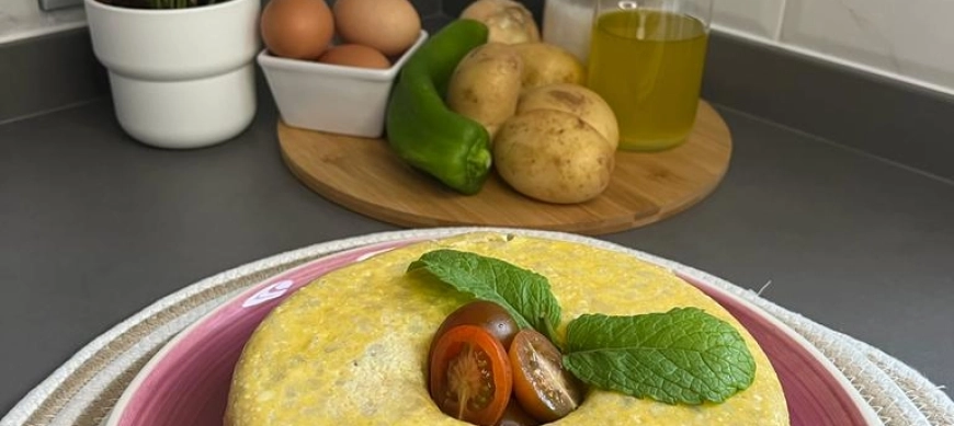 Tortilla de patatas en Varoma