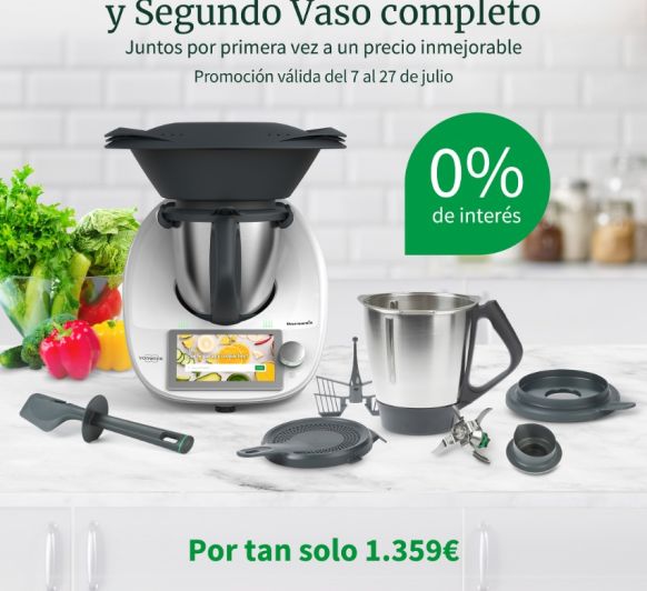 Thermomix® Tm6 al 0% de intereses y con doble vaso; Sevilla (Dos Hermanas)