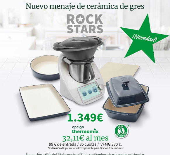 Thermomix® ROCK STARS: Desde 32,11€ al mes