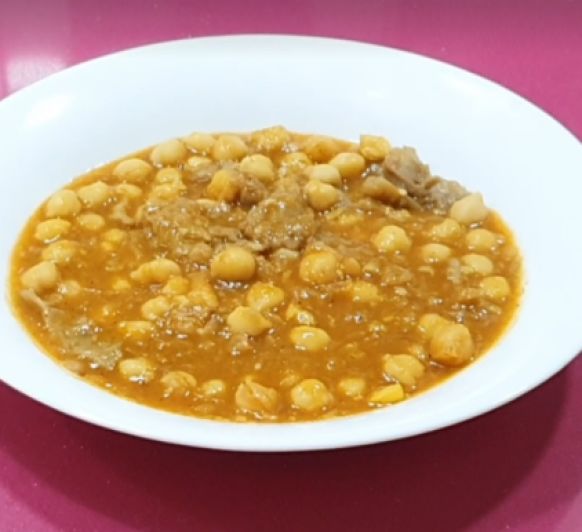 Callos Veganos (garbanzos con setas) con Thermomix® Delegacion Dos Hermanas