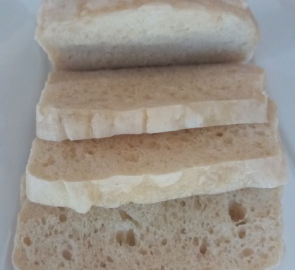 pan de molde sin corteza