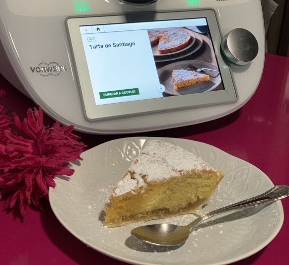 Tarta ángel de almendra