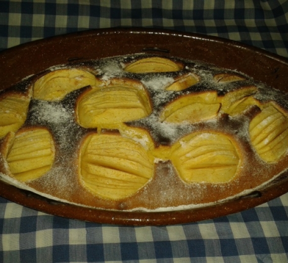 Tarta de Bizcocho de Manzana con Thermomix® 