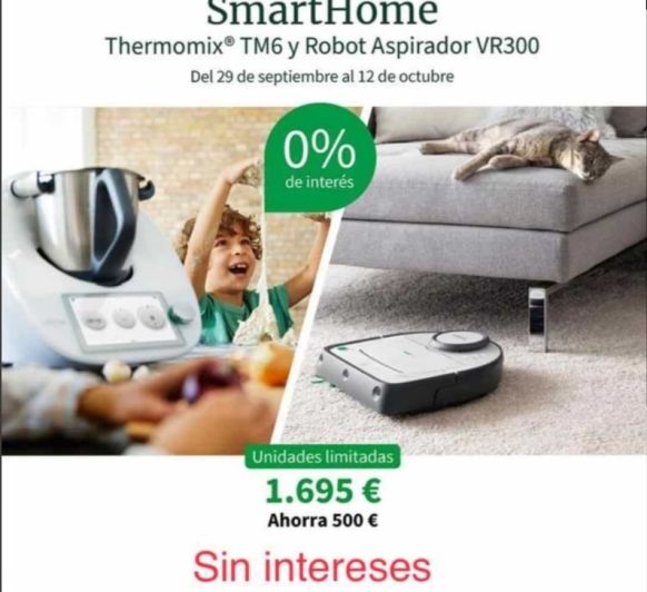 EDICIÓN SMARTHOME: Thermomix® TM6 + ROBOT ASPIRADOR VR300